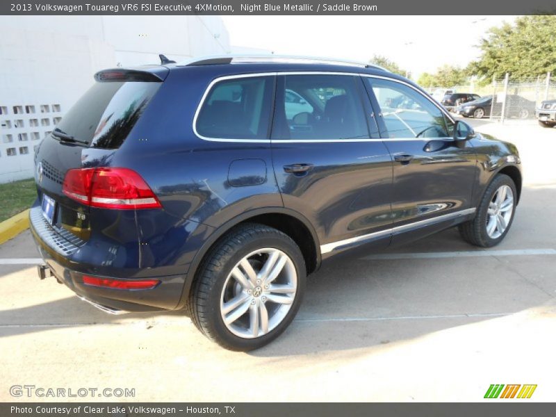 Night Blue Metallic / Saddle Brown 2013 Volkswagen Touareg VR6 FSI Executive 4XMotion