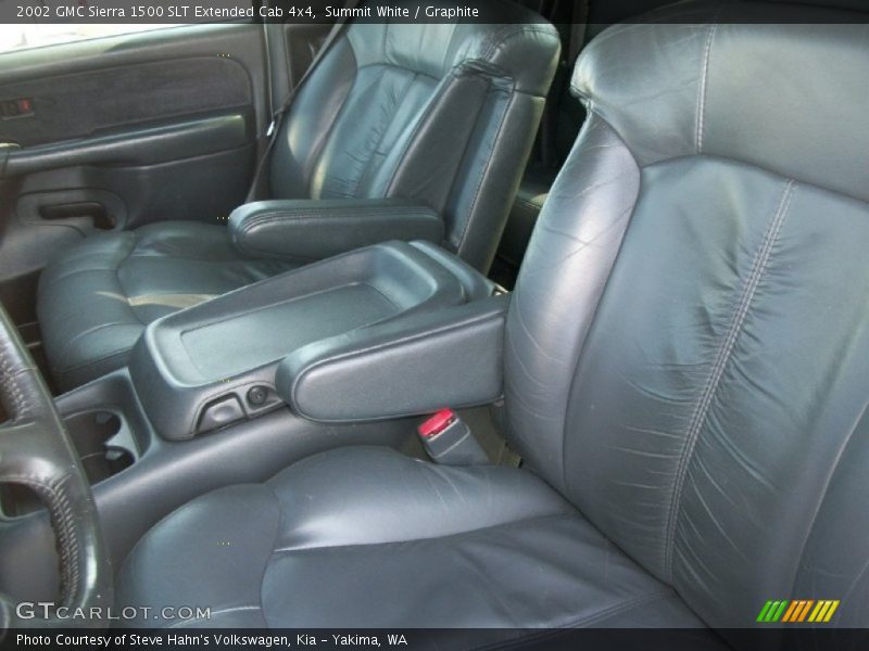 Summit White / Graphite 2002 GMC Sierra 1500 SLT Extended Cab 4x4