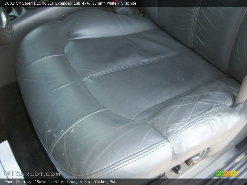 Summit White / Graphite 2002 GMC Sierra 1500 SLT Extended Cab 4x4
