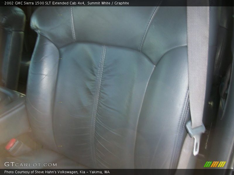 Summit White / Graphite 2002 GMC Sierra 1500 SLT Extended Cab 4x4