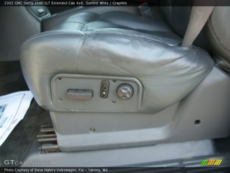 Summit White / Graphite 2002 GMC Sierra 1500 SLT Extended Cab 4x4
