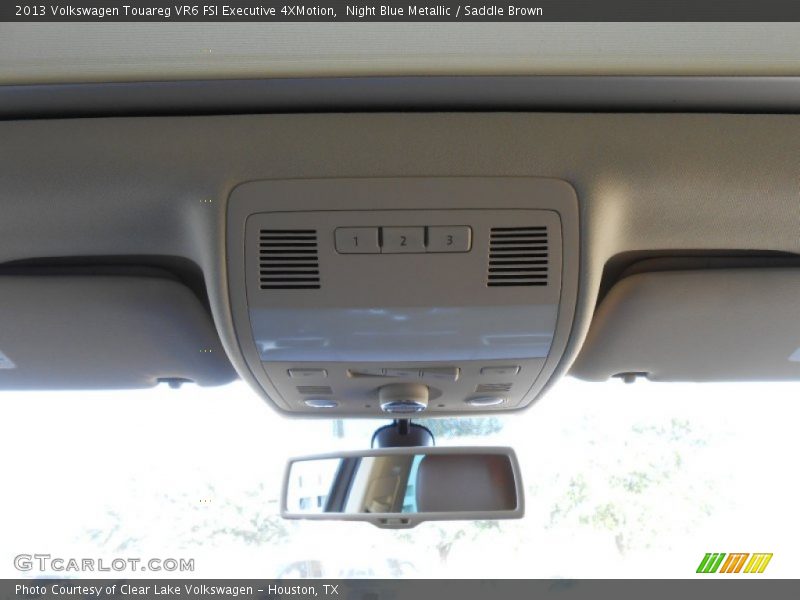 Night Blue Metallic / Saddle Brown 2013 Volkswagen Touareg VR6 FSI Executive 4XMotion