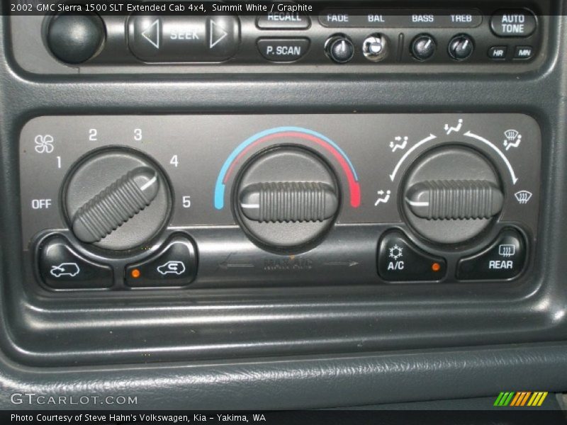 Summit White / Graphite 2002 GMC Sierra 1500 SLT Extended Cab 4x4