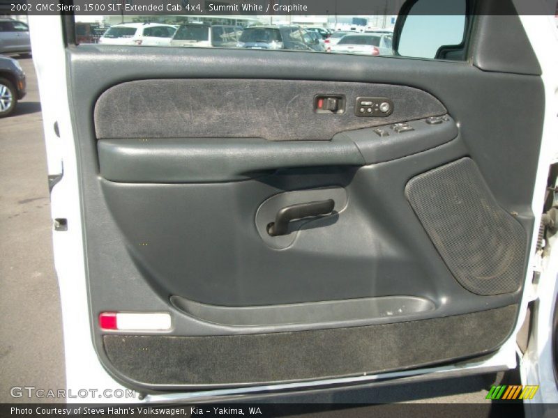 Summit White / Graphite 2002 GMC Sierra 1500 SLT Extended Cab 4x4