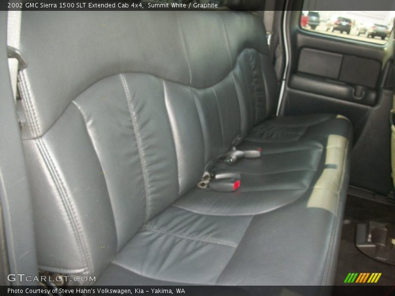 Summit White / Graphite 2002 GMC Sierra 1500 SLT Extended Cab 4x4