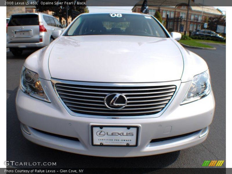 Opaline Silver Pearl / Black 2008 Lexus LS 460