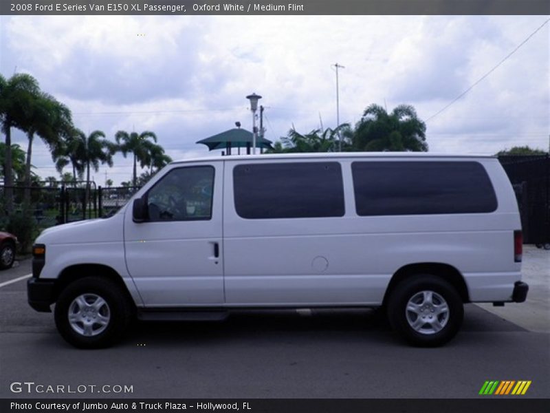 Oxford White / Medium Flint 2008 Ford E Series Van E150 XL Passenger