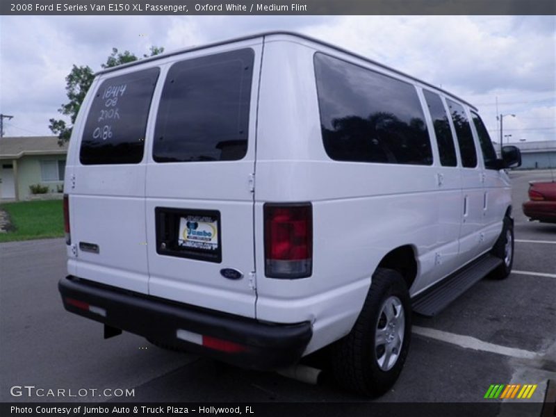 Oxford White / Medium Flint 2008 Ford E Series Van E150 XL Passenger