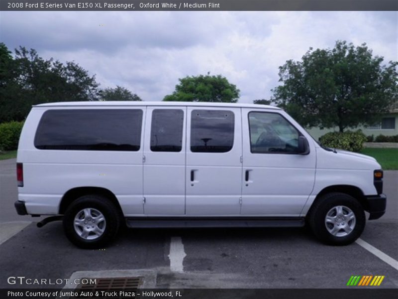 Oxford White / Medium Flint 2008 Ford E Series Van E150 XL Passenger