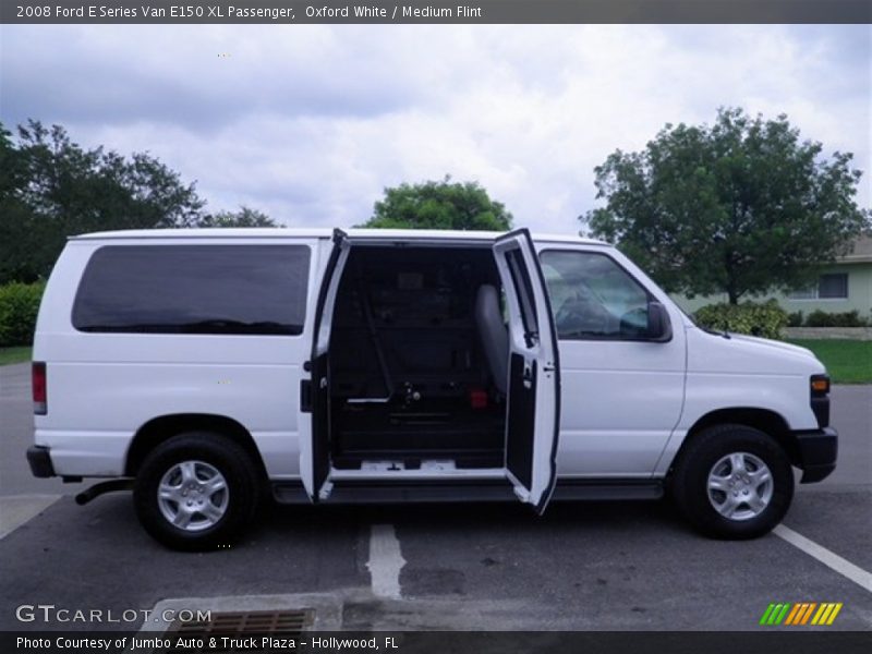 Oxford White / Medium Flint 2008 Ford E Series Van E150 XL Passenger