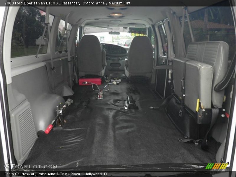Oxford White / Medium Flint 2008 Ford E Series Van E150 XL Passenger