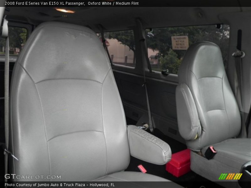 Oxford White / Medium Flint 2008 Ford E Series Van E150 XL Passenger