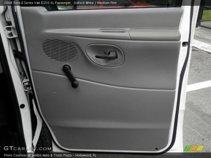 Oxford White / Medium Flint 2008 Ford E Series Van E150 XL Passenger