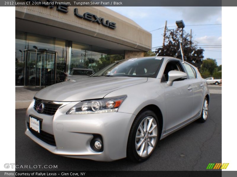 Tungsten Silver Pearl / Black 2012 Lexus CT 200h Hybrid Premium