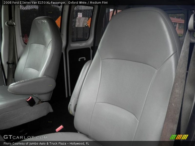 Oxford White / Medium Flint 2008 Ford E Series Van E150 XL Passenger