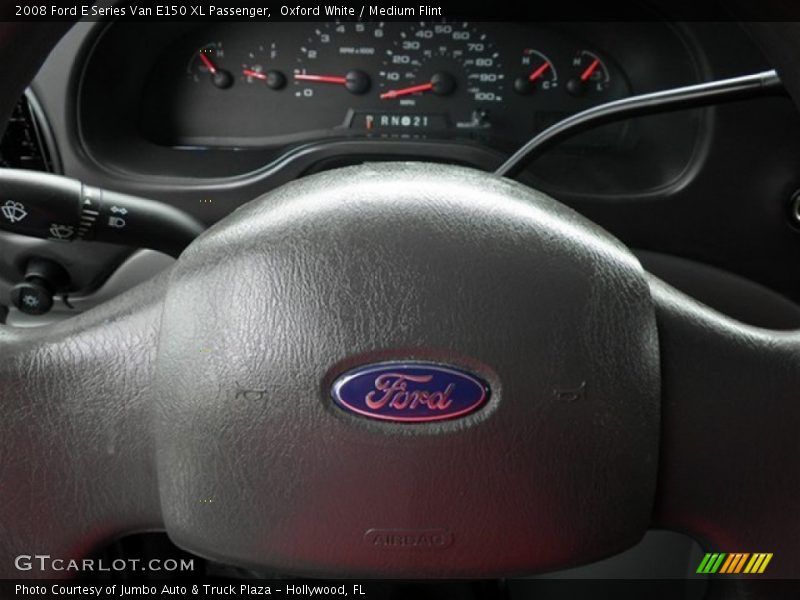 Oxford White / Medium Flint 2008 Ford E Series Van E150 XL Passenger
