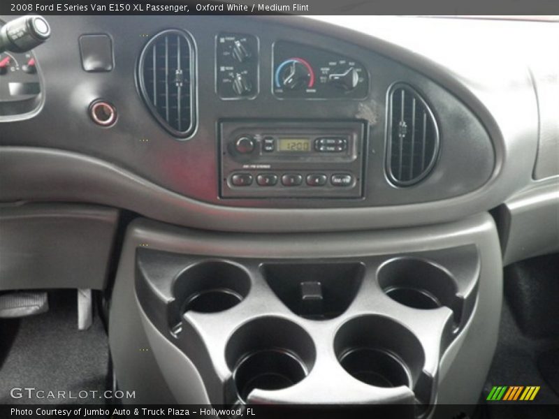 Oxford White / Medium Flint 2008 Ford E Series Van E150 XL Passenger