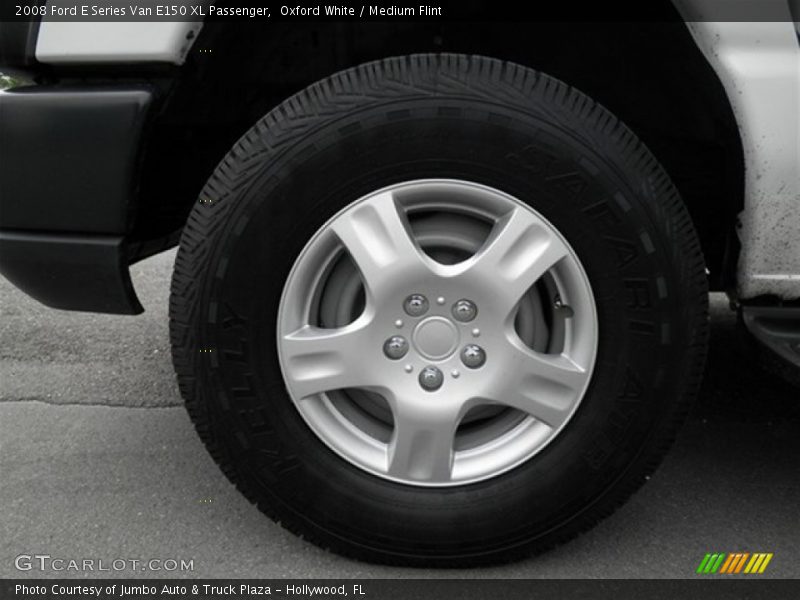 Oxford White / Medium Flint 2008 Ford E Series Van E150 XL Passenger