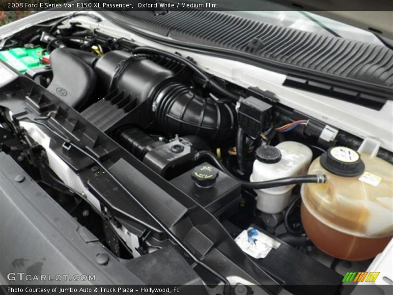 Oxford White / Medium Flint 2008 Ford E Series Van E150 XL Passenger