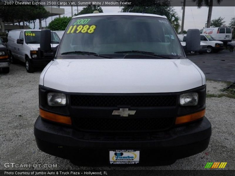 Summit White / Medium Pewter 2007 Chevrolet Express 2500 Cargo Van
