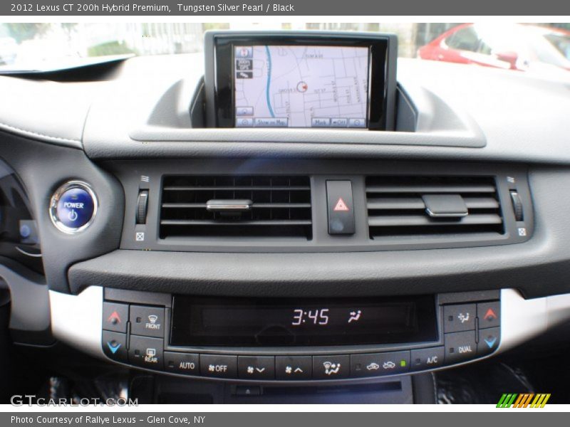 Tungsten Silver Pearl / Black 2012 Lexus CT 200h Hybrid Premium