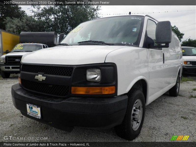 Summit White / Medium Pewter 2007 Chevrolet Express 2500 Cargo Van