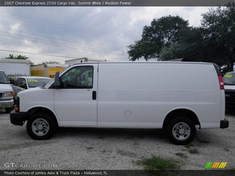 Summit White / Medium Pewter 2007 Chevrolet Express 2500 Cargo Van