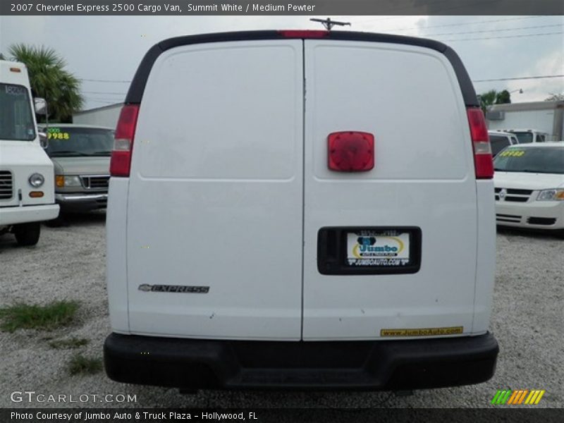 Summit White / Medium Pewter 2007 Chevrolet Express 2500 Cargo Van