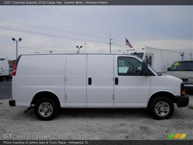 Summit White / Medium Pewter 2007 Chevrolet Express 2500 Cargo Van