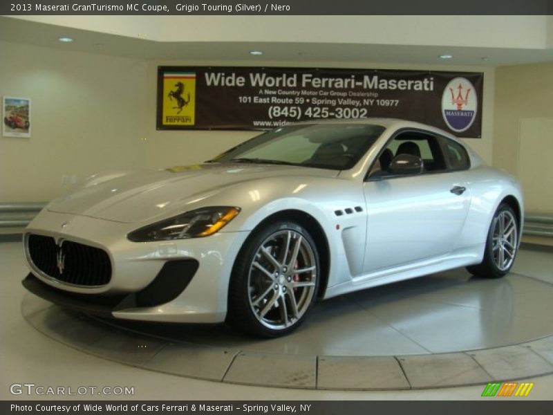 Grigio Touring (Silver) / Nero 2013 Maserati GranTurismo MC Coupe