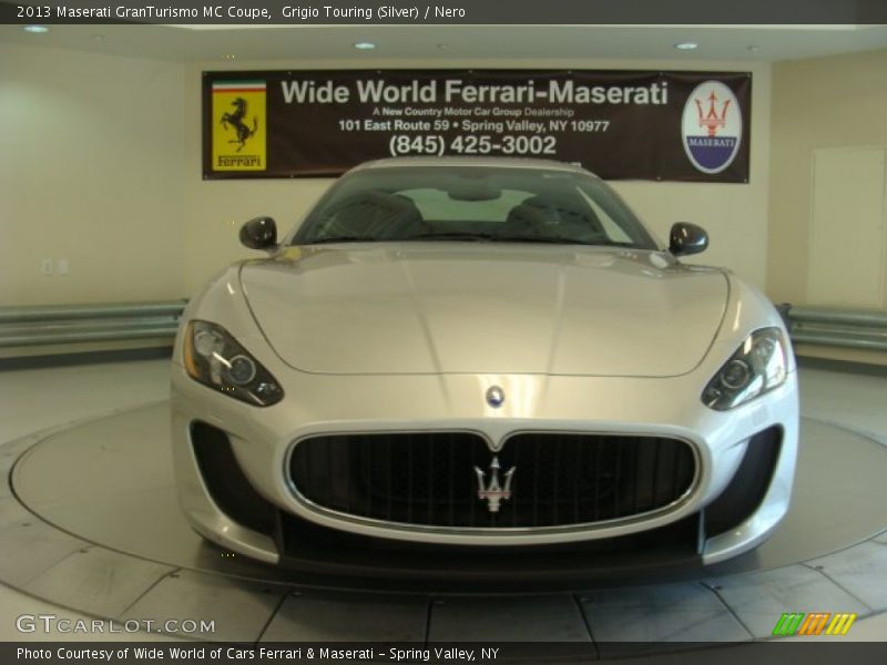 Grigio Touring (Silver) / Nero 2013 Maserati GranTurismo MC Coupe