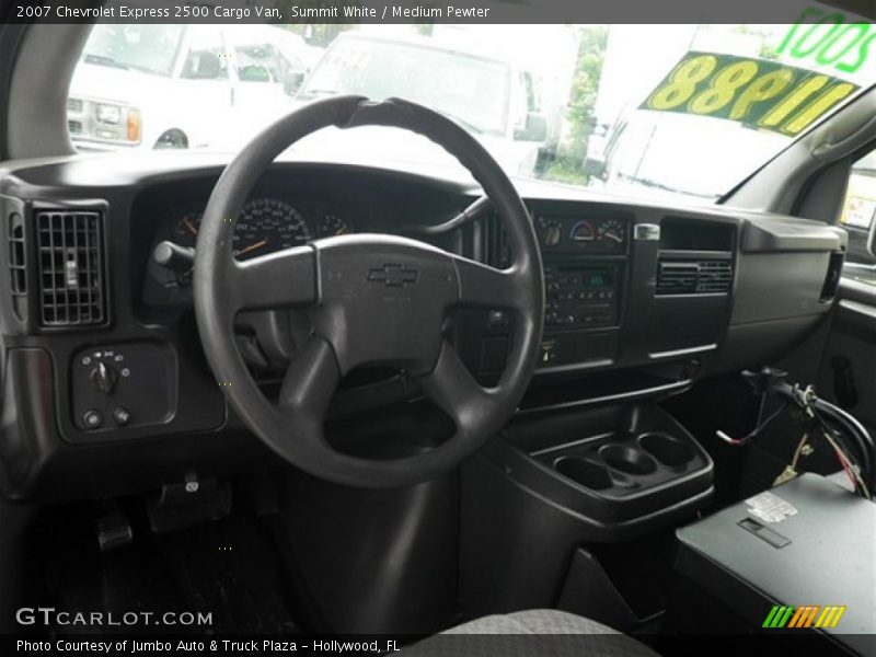 Summit White / Medium Pewter 2007 Chevrolet Express 2500 Cargo Van