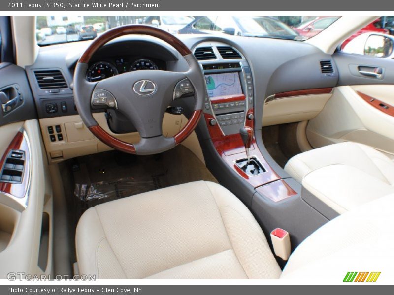 Starfire White Pearl / Parchment 2011 Lexus ES 350