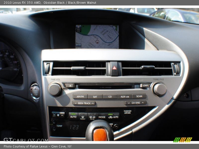 Obsidian Black / Black/Brown Walnut 2010 Lexus RX 350 AWD