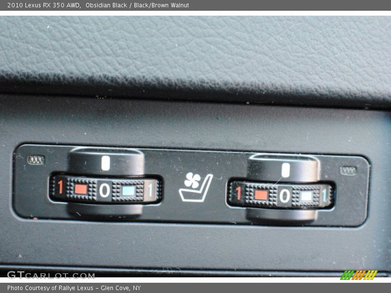 Obsidian Black / Black/Brown Walnut 2010 Lexus RX 350 AWD