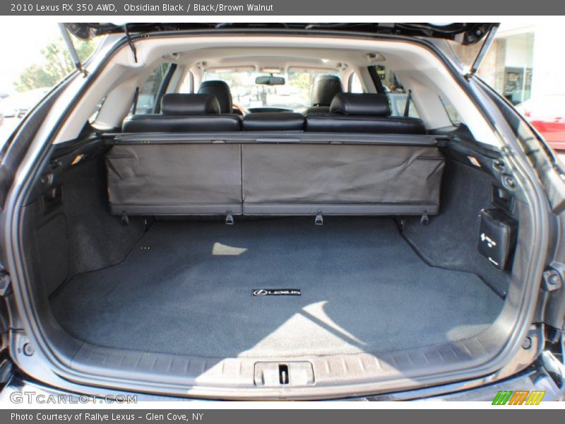 Obsidian Black / Black/Brown Walnut 2010 Lexus RX 350 AWD