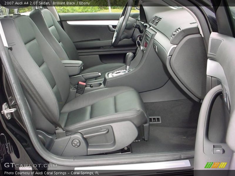 Brilliant Black / Ebony 2007 Audi A4 2.0T Sedan