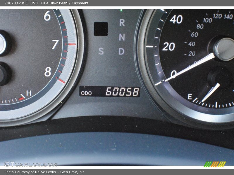 Blue Onyx Pearl / Cashmere 2007 Lexus ES 350