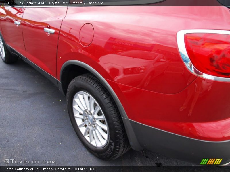 Crystal Red Tintcoat / Cashmere 2012 Buick Enclave AWD