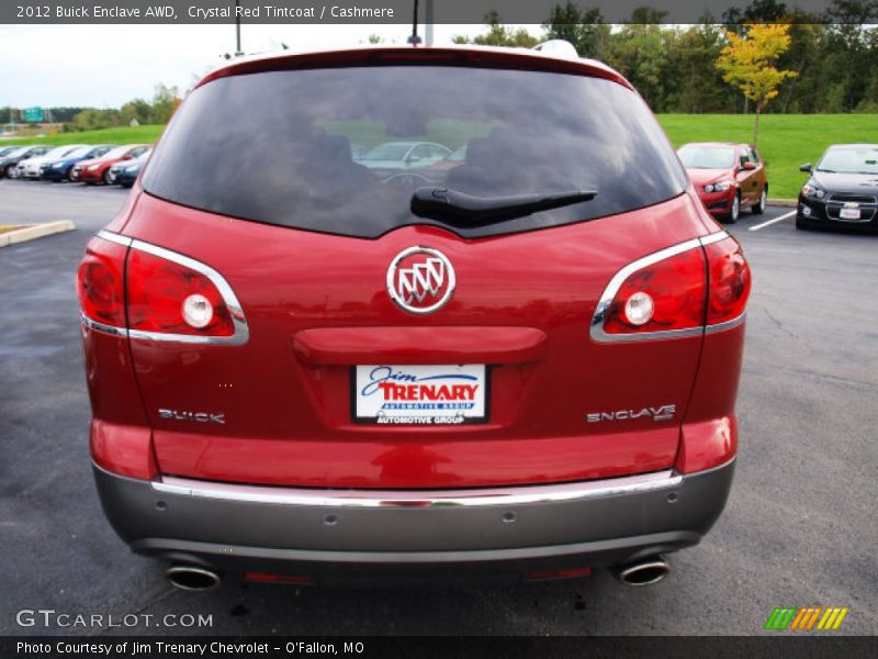 Crystal Red Tintcoat / Cashmere 2012 Buick Enclave AWD