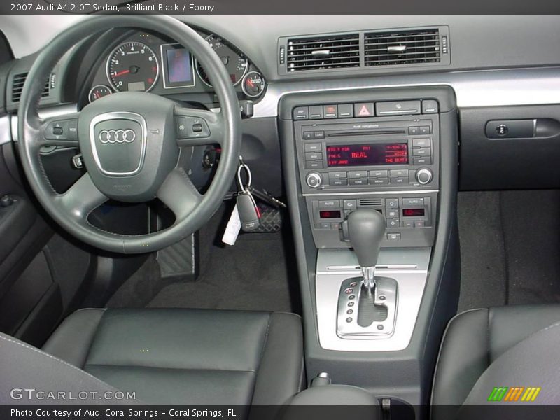 Brilliant Black / Ebony 2007 Audi A4 2.0T Sedan