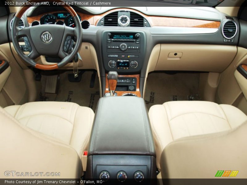 Crystal Red Tintcoat / Cashmere 2012 Buick Enclave AWD