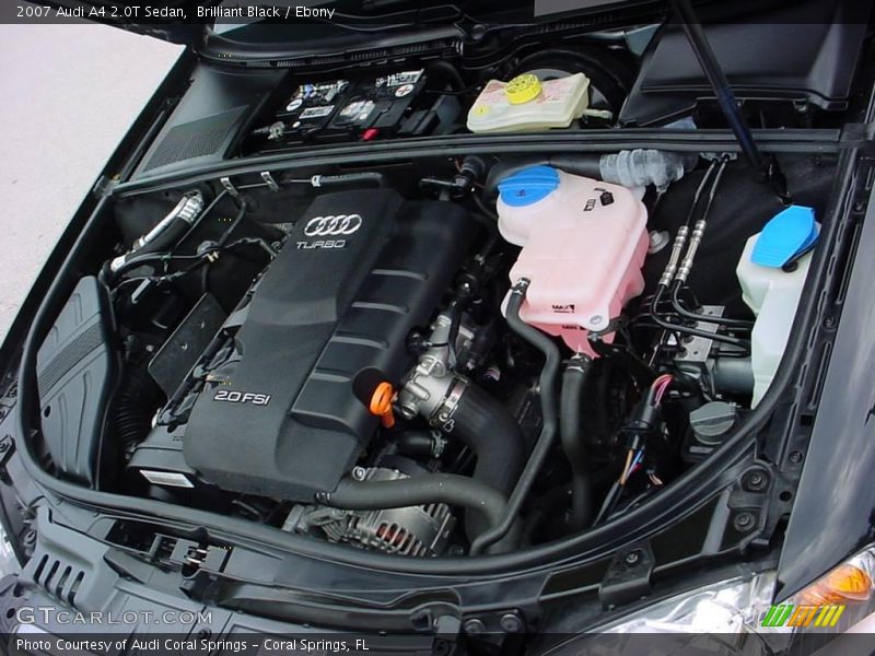 Brilliant Black / Ebony 2007 Audi A4 2.0T Sedan