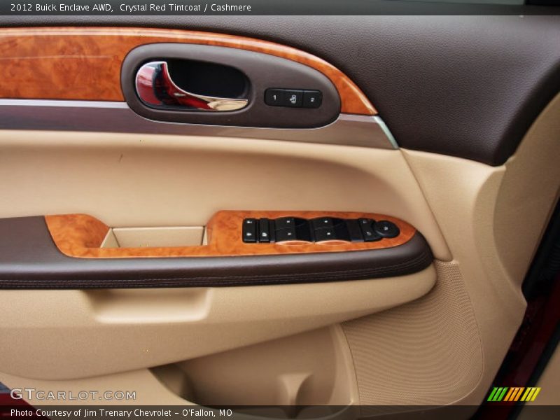 Crystal Red Tintcoat / Cashmere 2012 Buick Enclave AWD