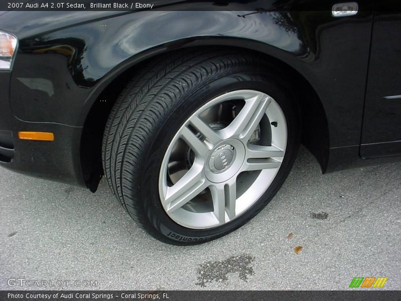 Brilliant Black / Ebony 2007 Audi A4 2.0T Sedan