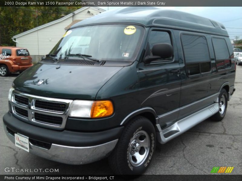 Front 3/4 View of 2003 Ram Van 1500 Passenger Conversion