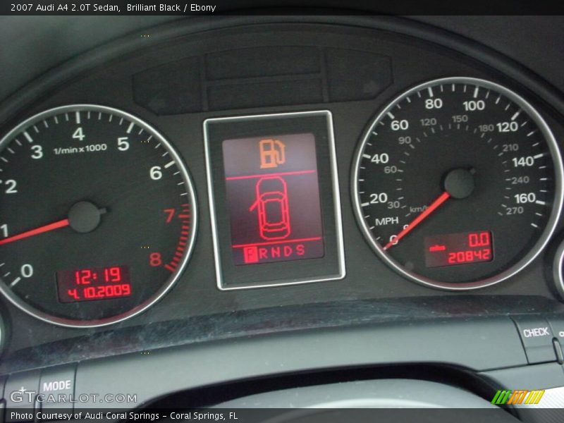 Brilliant Black / Ebony 2007 Audi A4 2.0T Sedan