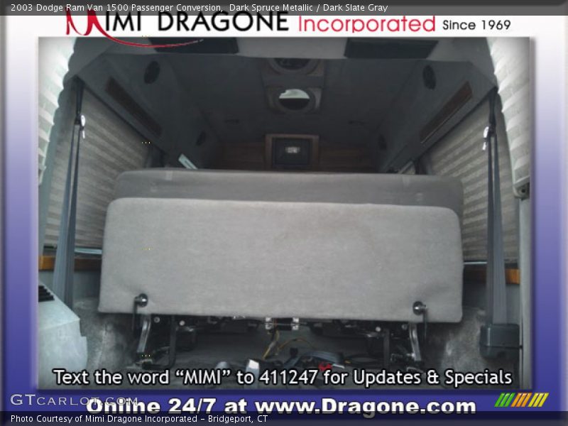 Dark Spruce Metallic / Dark Slate Gray 2003 Dodge Ram Van 1500 Passenger Conversion