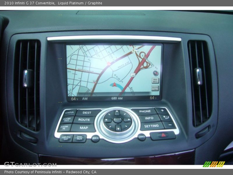 Liquid Platinum / Graphite 2010 Infiniti G 37 Convertible