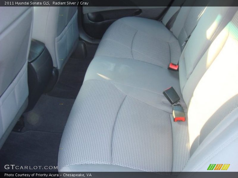 Radiant Silver / Gray 2011 Hyundai Sonata GLS